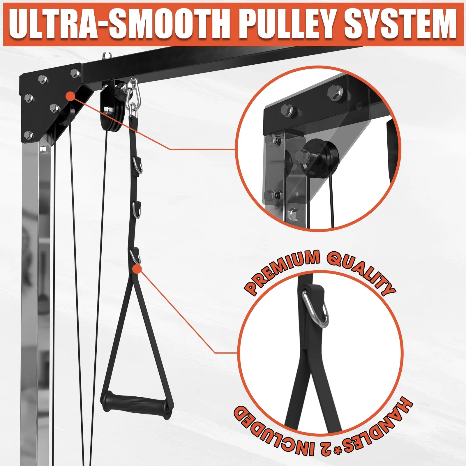 400lbs Plate Loaded Dual Pulley Cable Machine T490008