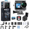 4K30fps Action Camera with 256GB MicroSDXC U3 Memory Card Z957