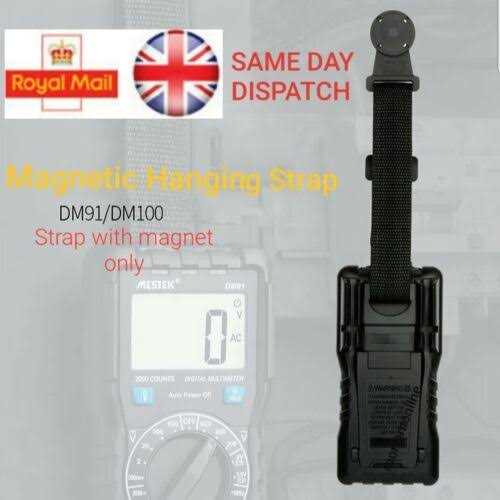 Hanging Loop Strap Magnet Hanger Kit for Multimeter 1 Straps 1 Clips and Magnetic Hanger G619