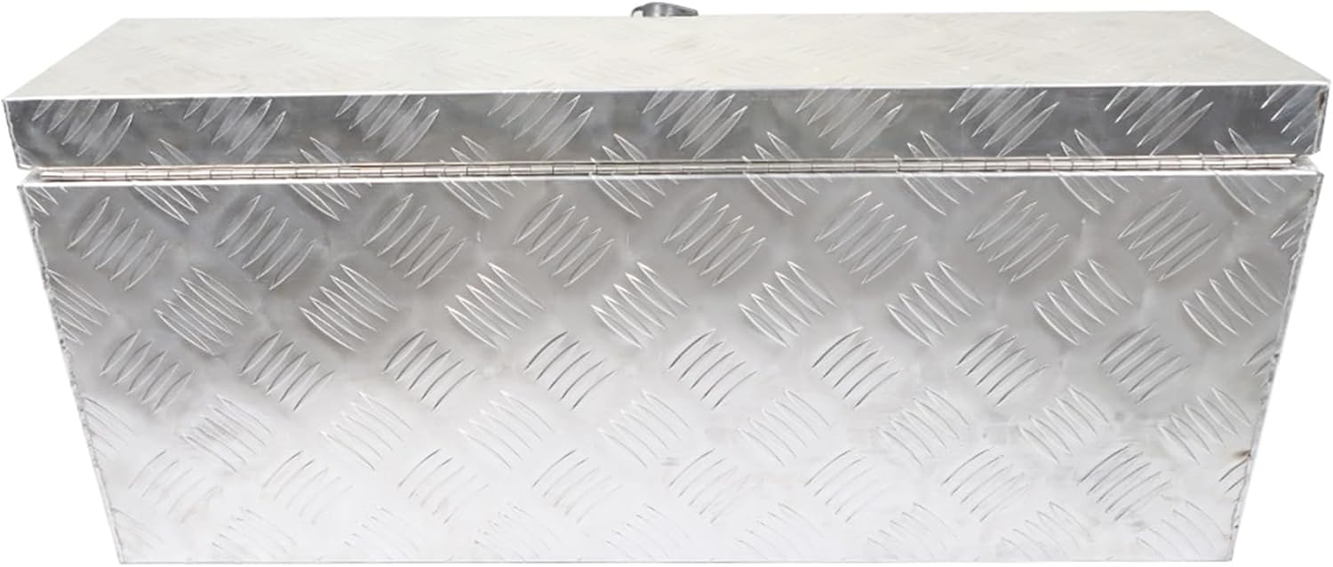 Silver Aluminum Pickup Truck Bed Tool Box J803802