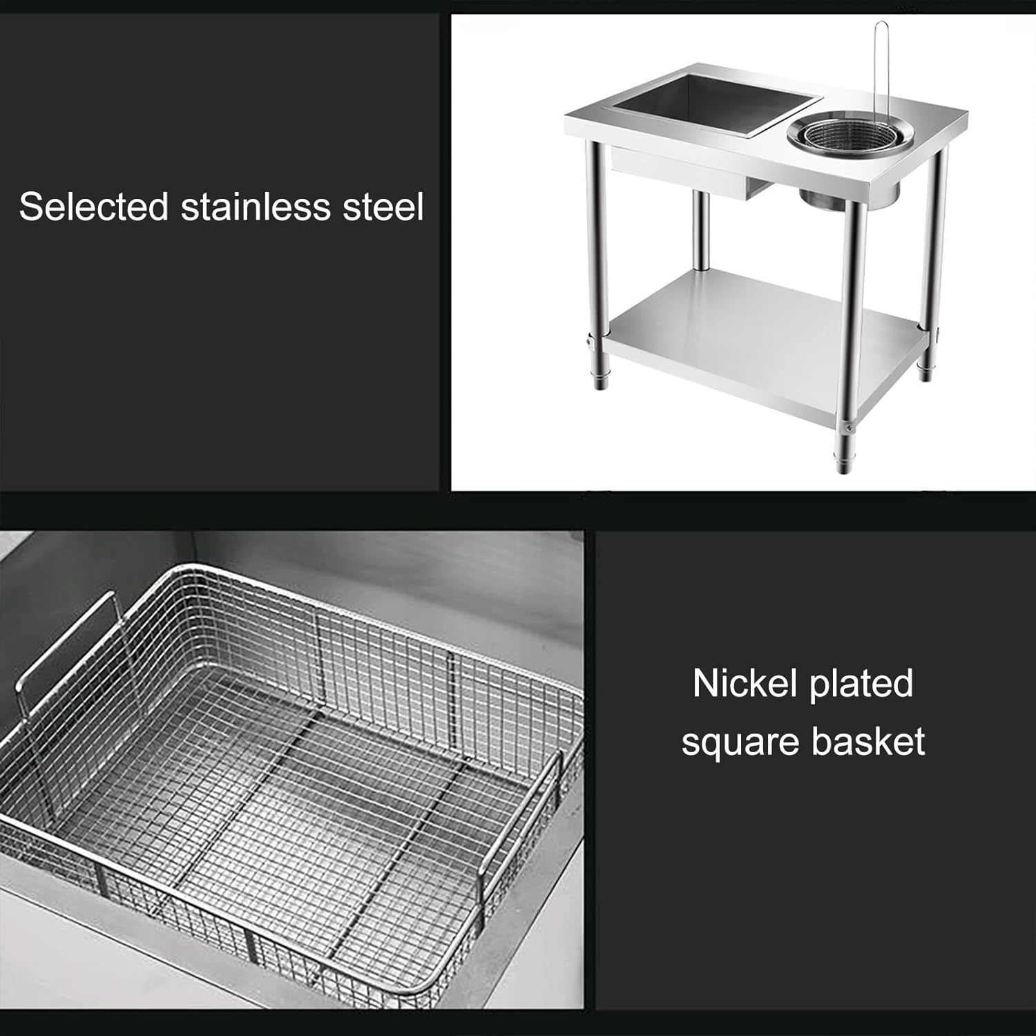 Stainless Steel Breading Table Work Table U3474