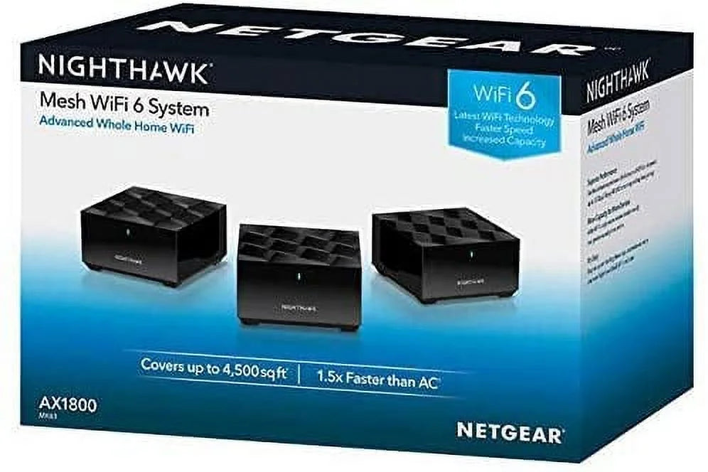 3-Pack Mesh WiFi 6 System F909