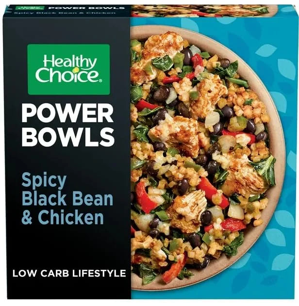 Spicy Black Beans Chicken & Riced Cauliflower Frozen Meal, 9.25 oz Pack of 6 C112