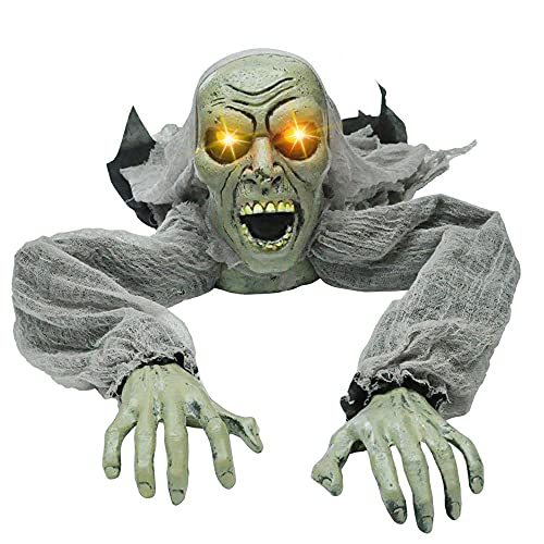 Zombie Halloween Decoration with Sound and Flashing Eyes D1510