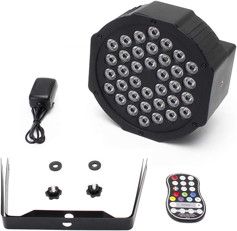 4 Pack Rechargeable Battery Powered RGB LED Uplights N836