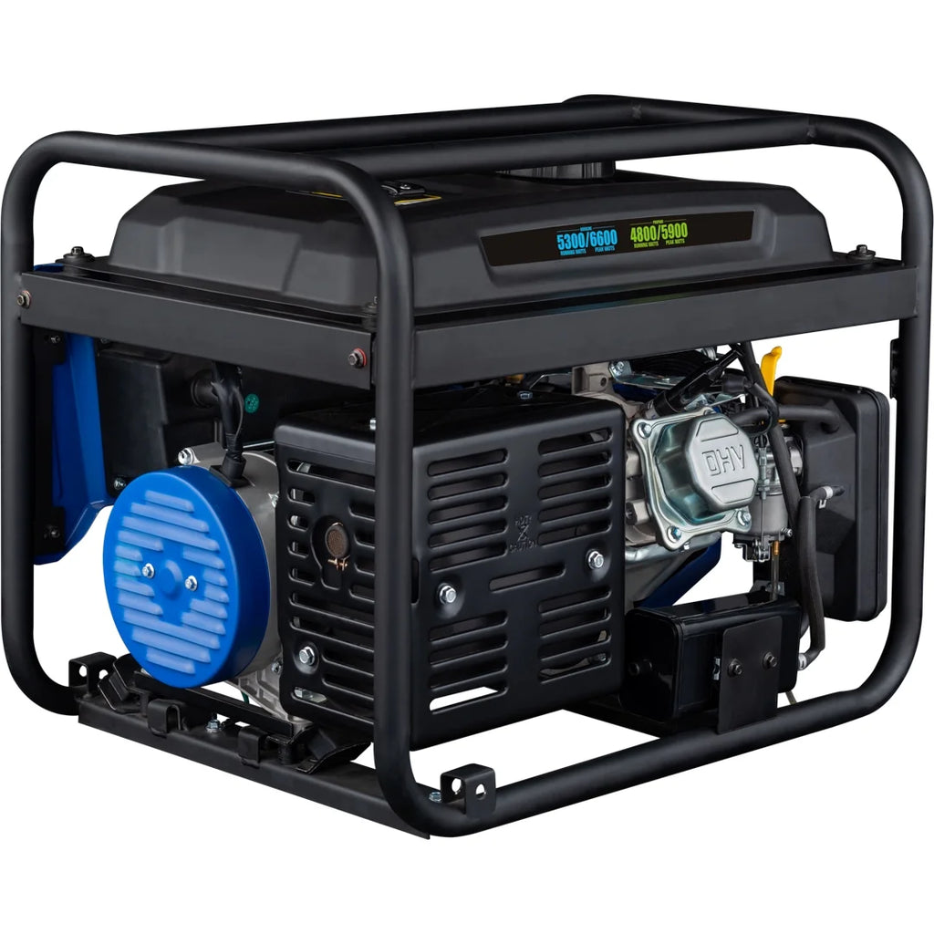 6600 Peak Watt Dual Fuel Portable Generator A64194