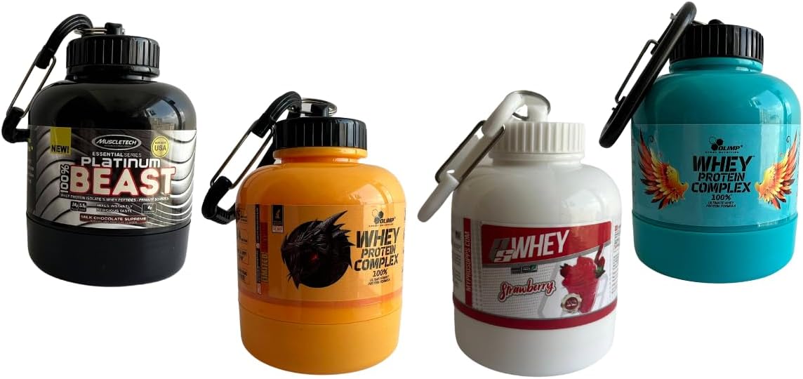Portable 200ml 60g Powder Container Bottle R122543