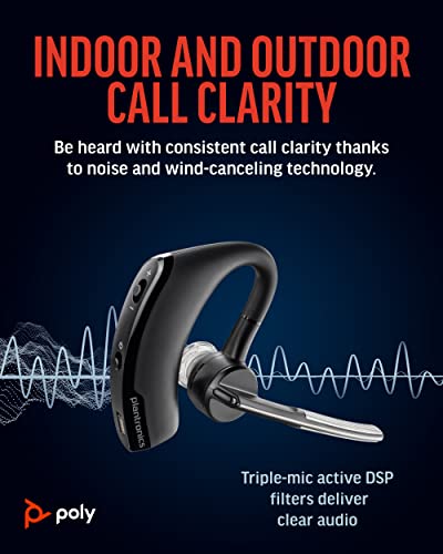 Wireless Headset Single-Ear Bluetooth with Noise-Canceling Mic Z163447