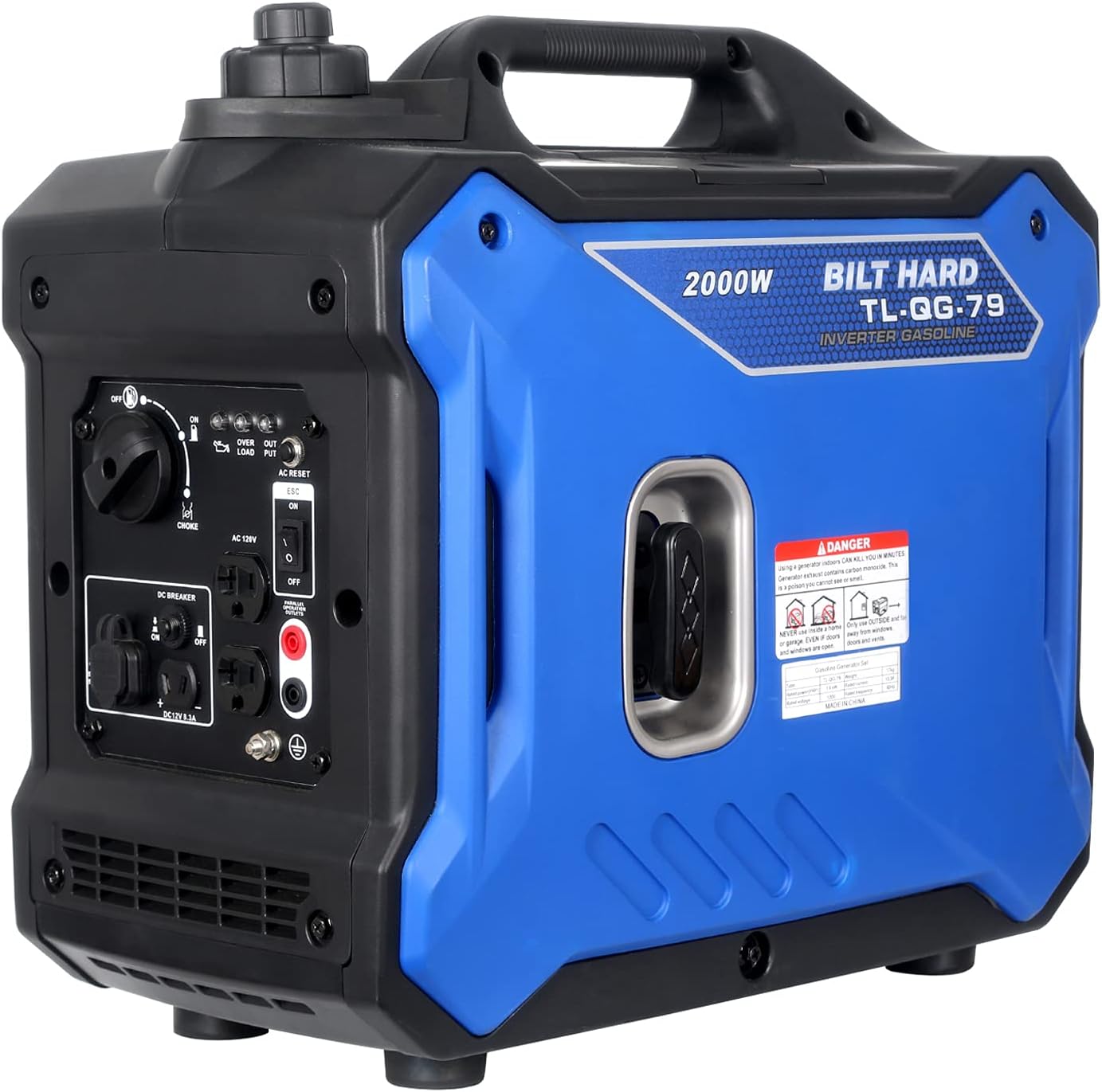 Portable Inverter Generator 2000 Watt Gas Powered C2703