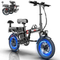 2 Seater Electric Bike, 16" Fat Tire, Full Suspension A247