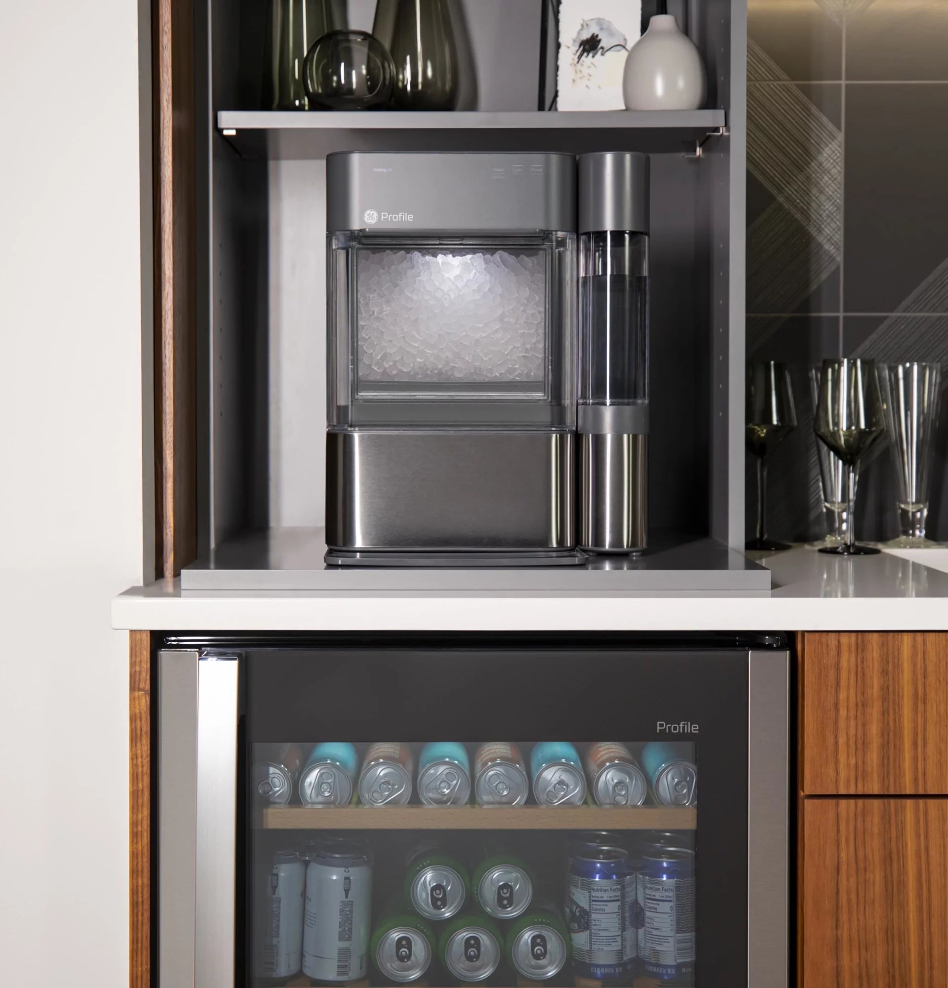 Countertop Nugget Ice Maker with Stainless Steel D63677