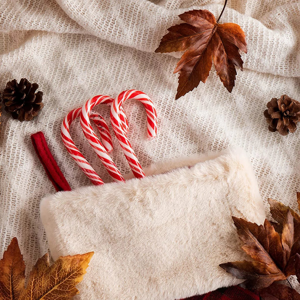 Red & White Peppermint Candy Canes Natural Peppermint Flavor 12pc Holiday Candy per Box Pack of 6 Total of 72ct C94847