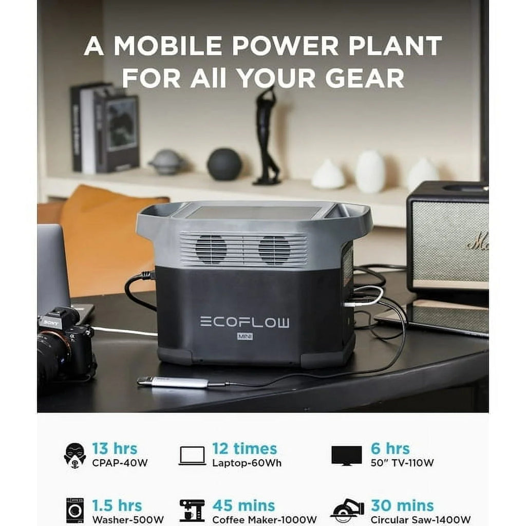 882Wh Capacity Portable Power Station Solar Generator O5213