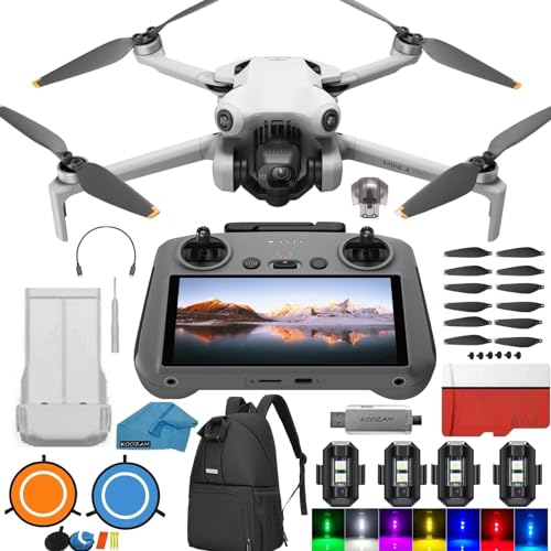DJI Mini 4 Pro Drone with Screen Remote Control Bundle Kit B8398