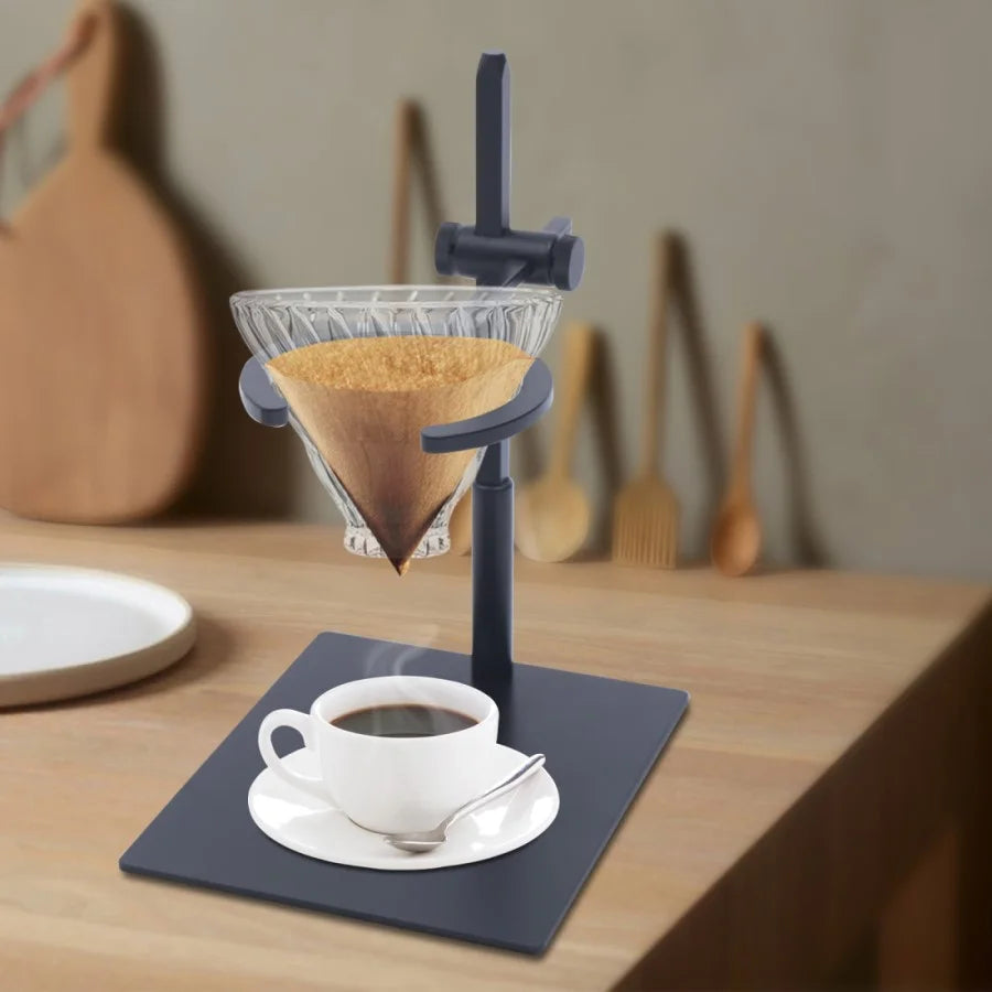 Black Adjustable Pour Over Coffee Stand U160