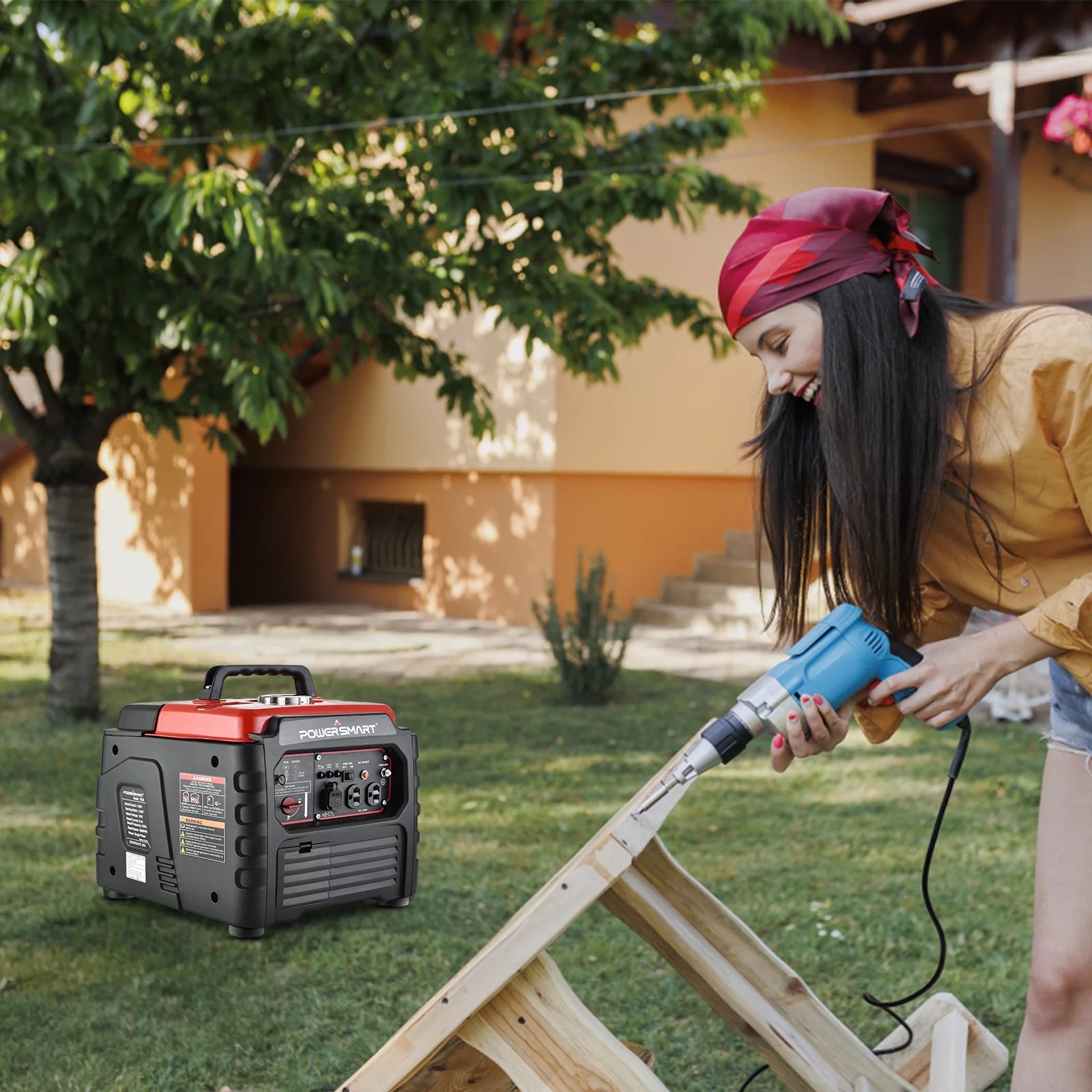 1500 Watt Portable Gas Power Inverter Generator Z616165