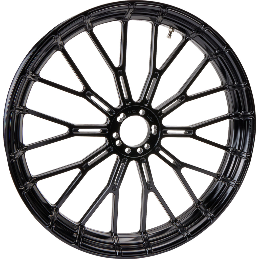 21" x 3.5" Y-Spoke Forged Black Front Wheel E883140