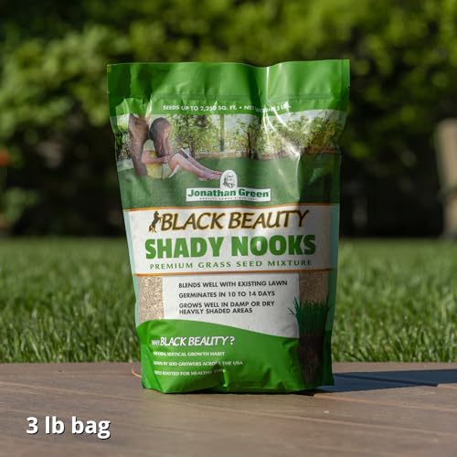 Black Beauty Shady Nooks Grass Seed 3 lb V739