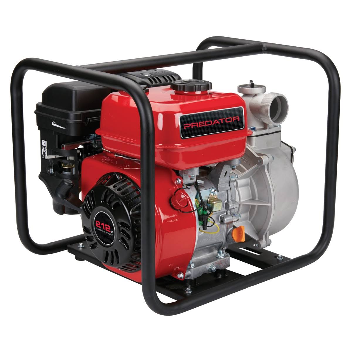 2 in. 212cc Gasoline Engine Semi-Trash Water Pump - 158 GPM J99048