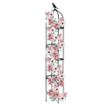 White 1Pack 6ft Round Trellis F54223