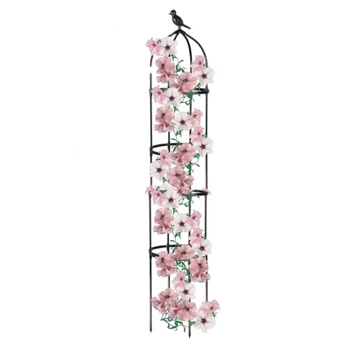 White 1Pack 6ft Round Trellis F54223