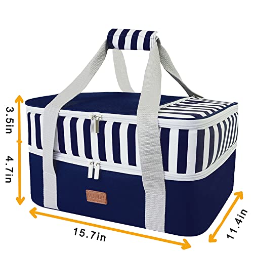 Blue Double Insulated Casserole Carrier Bag I965271