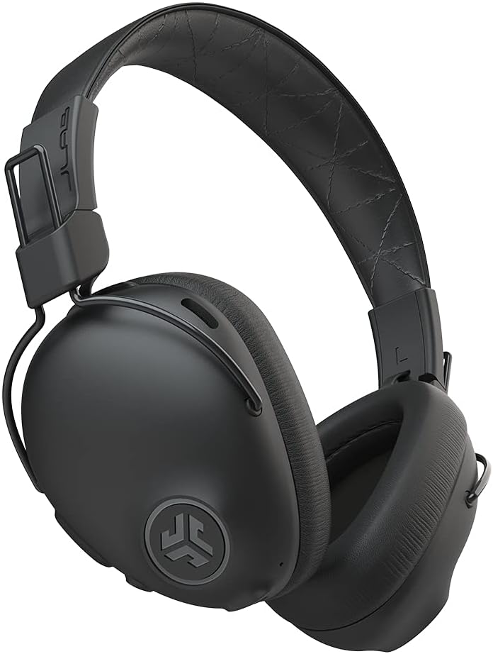 Black Bluetooth Wireless Over-Ear Headphones with Active Noise Cancellation X464