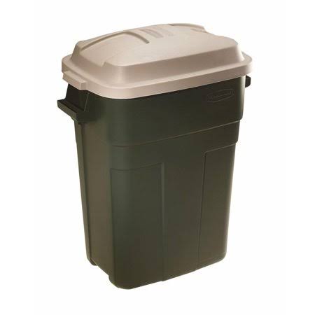Gray 30 gal. Trash Can U326
