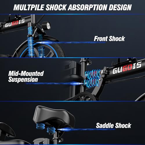2 Seater Electric Bike, 16" Fat Tire, Full Suspension A247