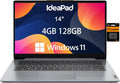 14" HD Anti-glare Laptop, Intel Celeron N4020, 4GB RAM, 128GB Storage, Grey W3008