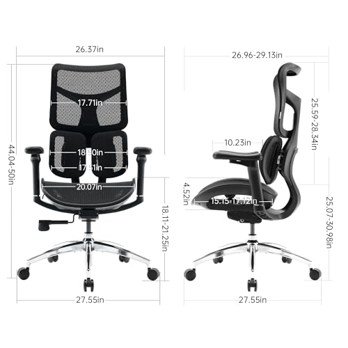 White Italian Velvet Mesh Ergonomic Office Chair C71226