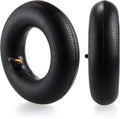 2 Pack Heavy Duty Replacement Inner Tubes with TR-13 Straight Metal Air Valve Stem A722062