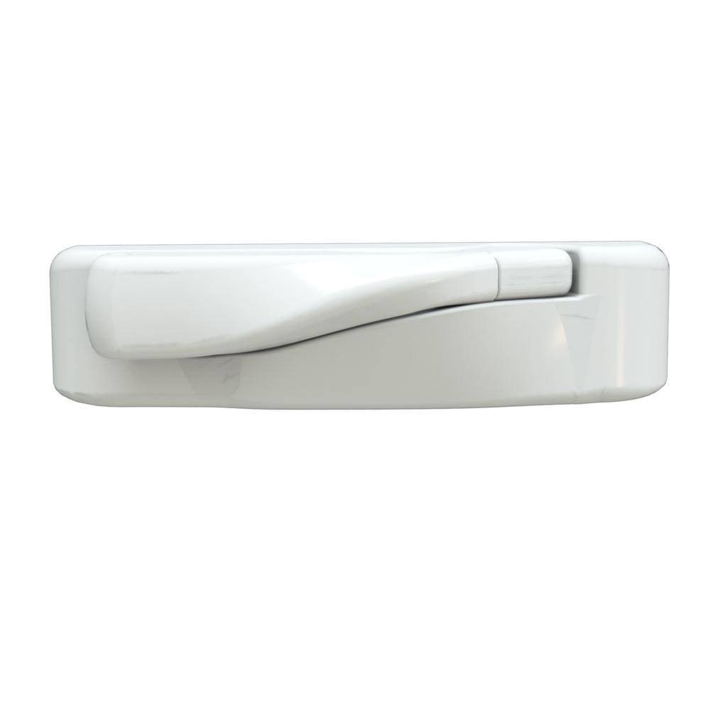 White Vinyl Awning Window with Fiberglass Mesh Screen K37538