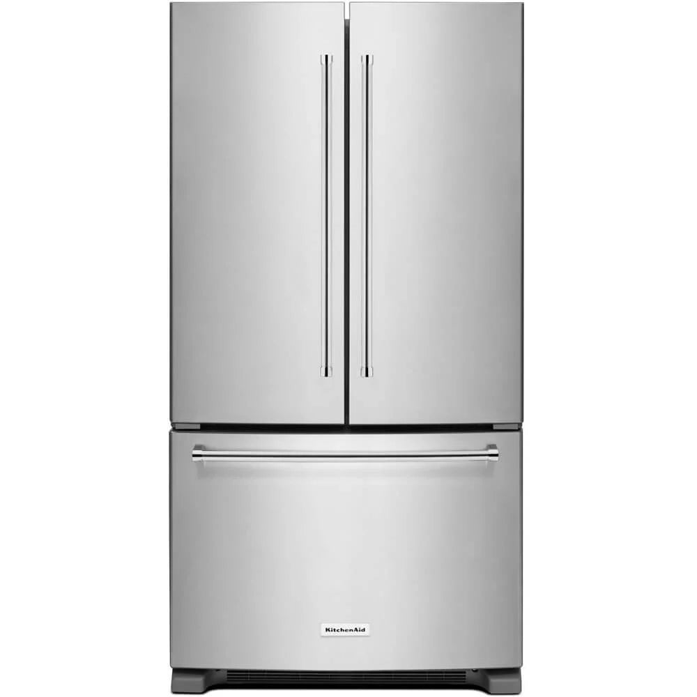 36" Wide 20 Cu. Ft. Counter Depth French Door Refrigerator Stainless D92758
