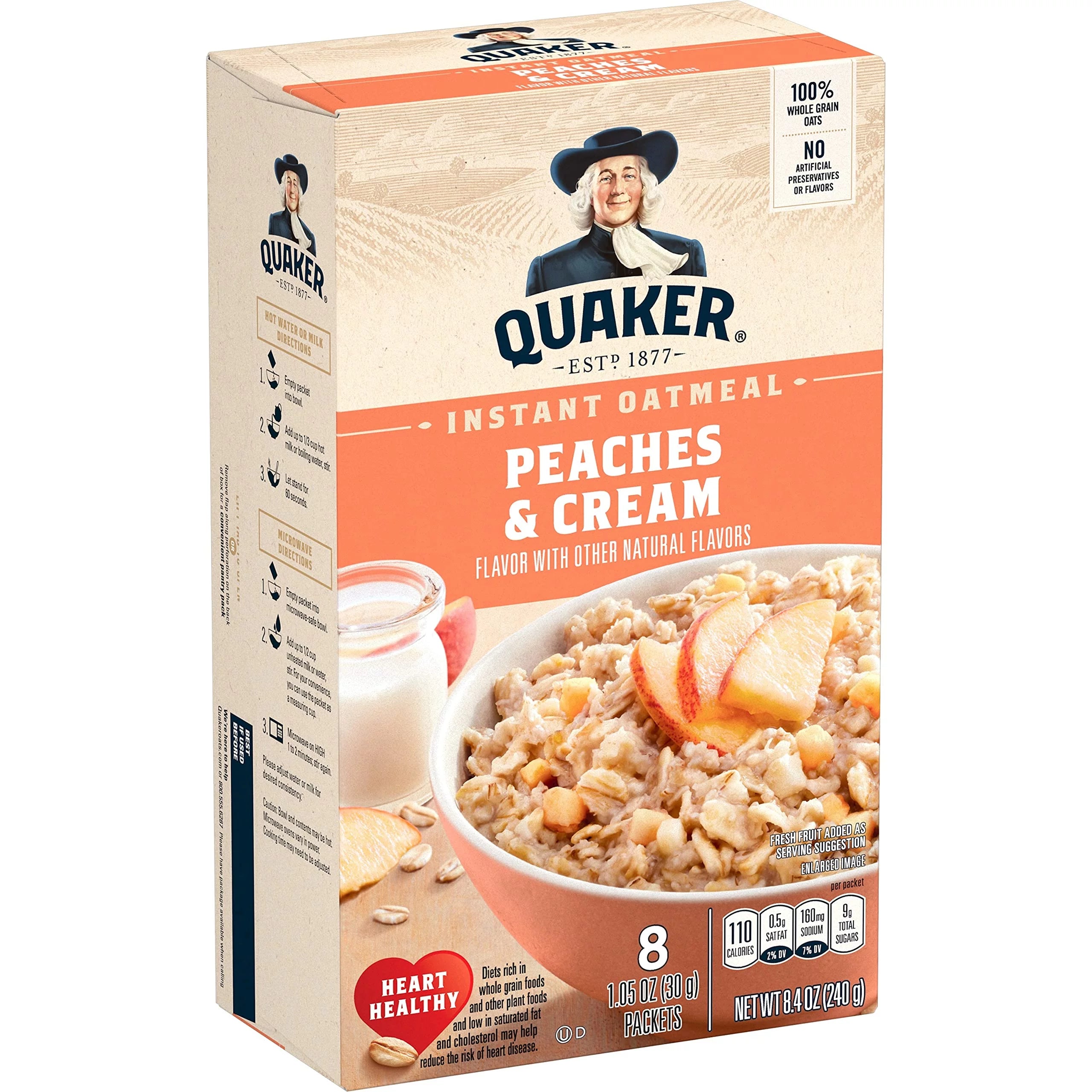 Peaches & Cream Instant Oatmeal (Pack of 2) B704109