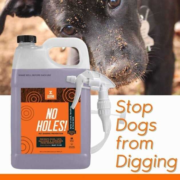 No Holes! Digging Dog Prevention Gallon with Trigger Sprayer O50806