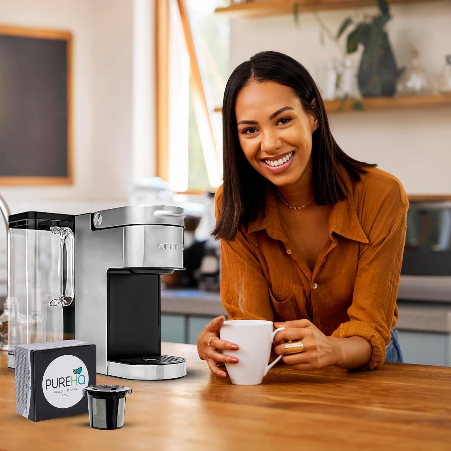 4 Pack Refillable K Cup for Keurig Coffee Maker I851