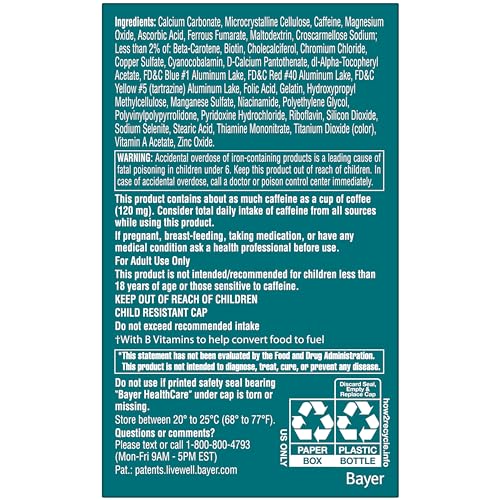 One A Day Women’s Active Metabolism Multivitamin, 50 Count N242141