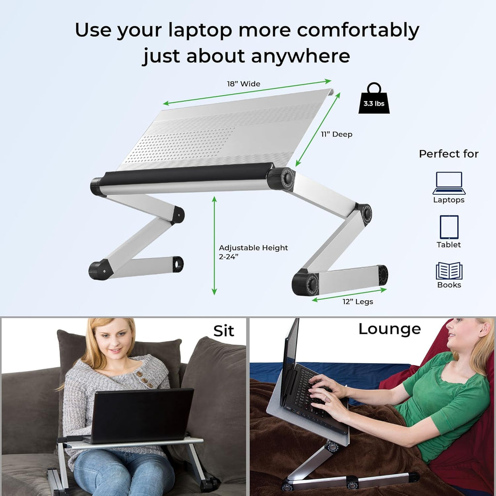 Adjustable Height Aluminum Laptop Cooling Stand X469