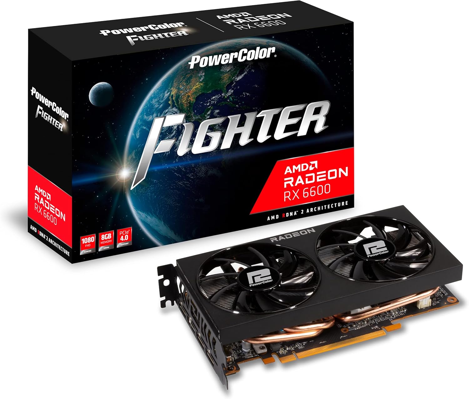 8GB GDDR6 AMD Radeon RX 6600 Graphics Card I686389