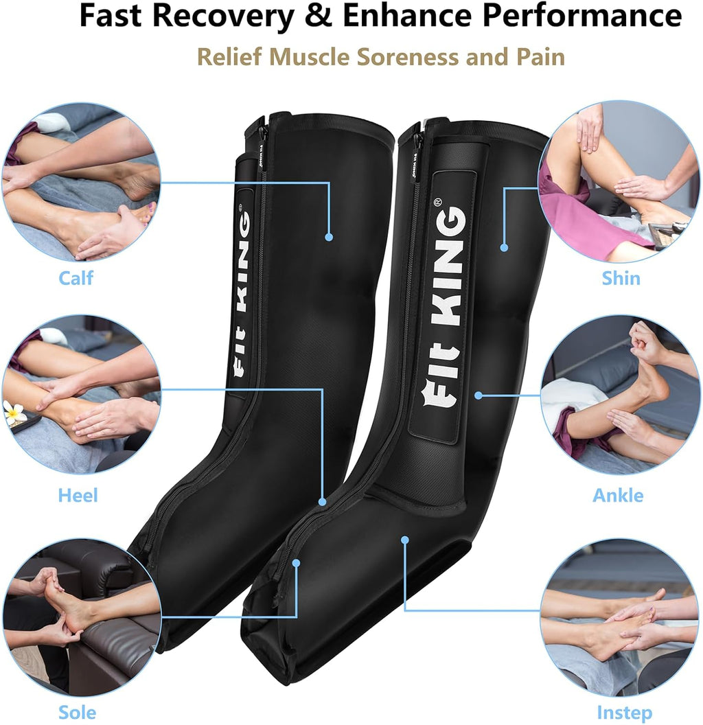 Leg Compression Boots Massager for Foot and Calf Recovery U131