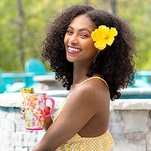 18 oz Insulated Stainless Steel Travel Mug with Handle and Lid N84799