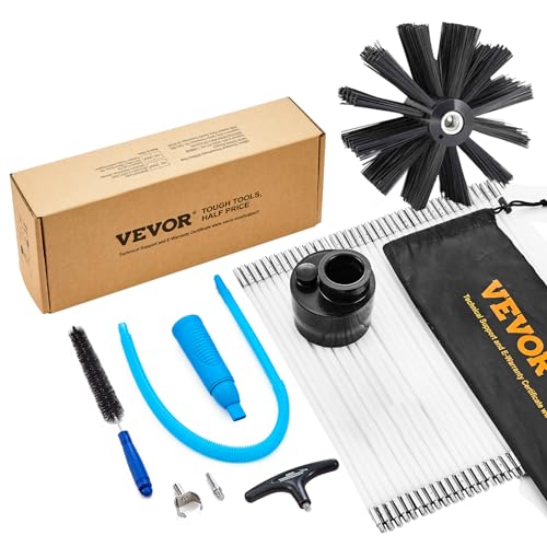 Dryer Vent Cleaner Kit with Complete Accessories V9961
