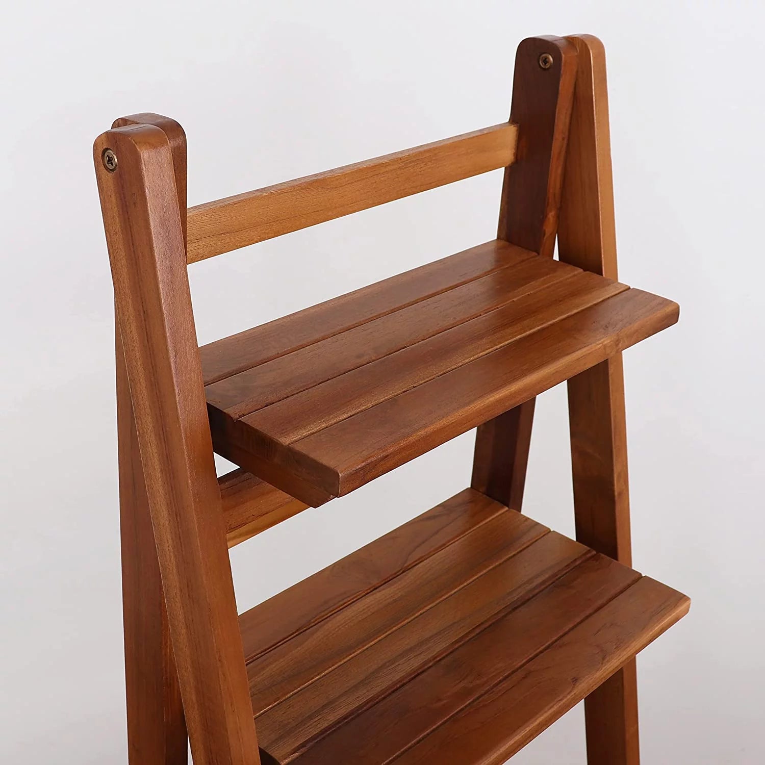 Teak Ladder Bookshelf R512927