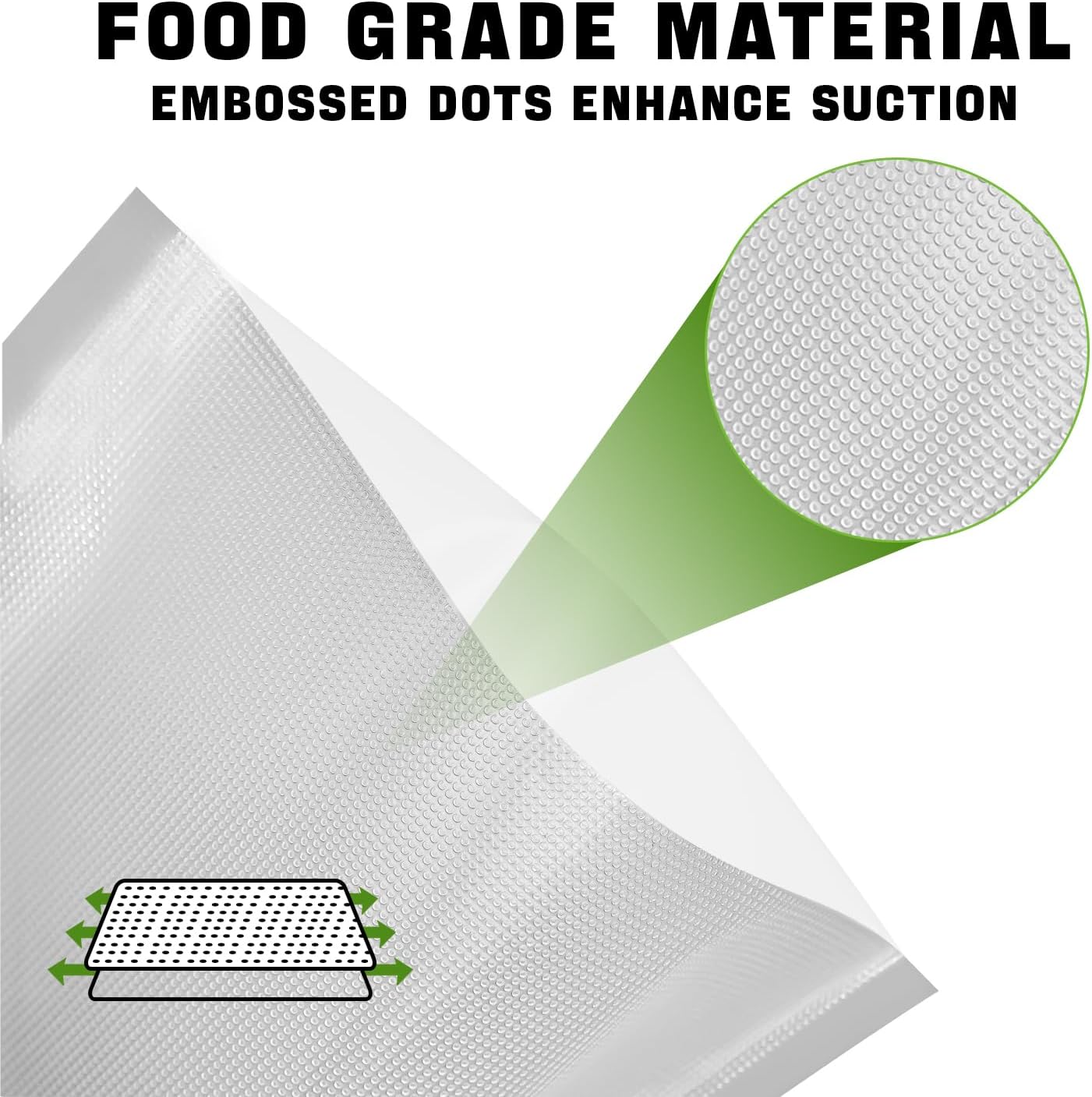 11"x20' Rolls 2 Pack Vacuum Sealer Bags T710