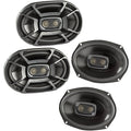 450 Watt 3-Way Coaxial Car Boat Marine Speakers 2 Pack D5715