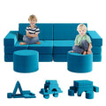 13PCS Modular Kids Play Couch (Blueberry, L) V578