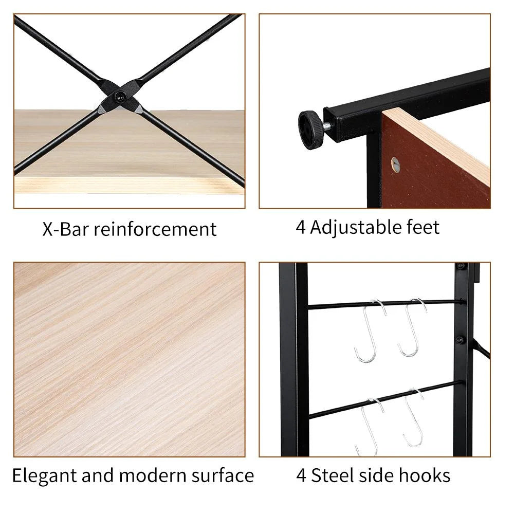 Microwave Oven Stand Storage Organizer A220