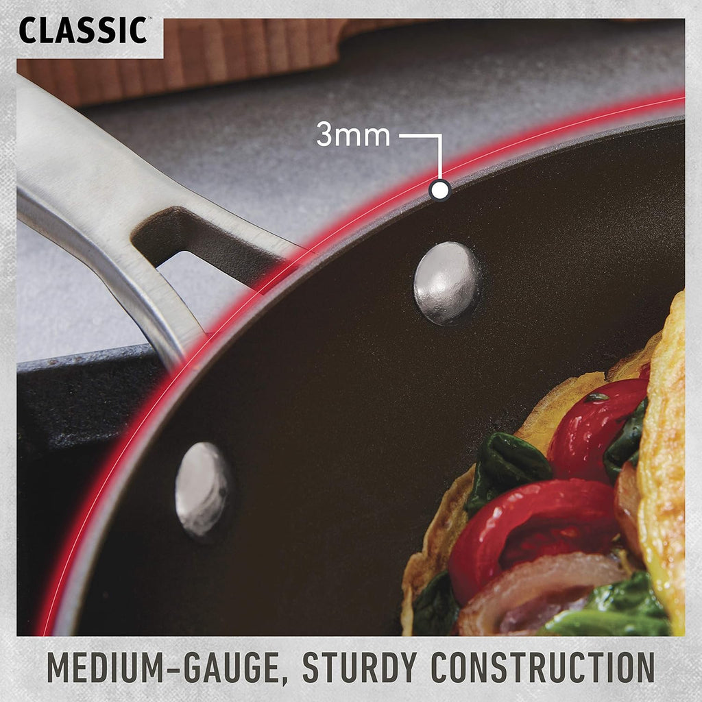 12-Inch Grey Nonstick All Purpose Pan with Cover O151826