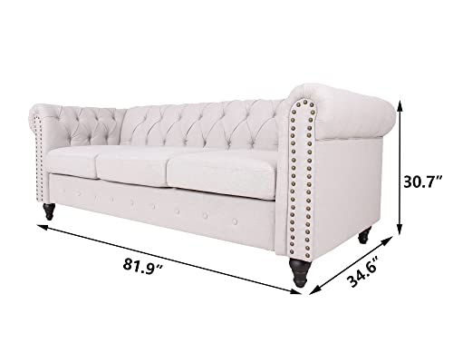 Modern Fabric Tufted Sofa W402